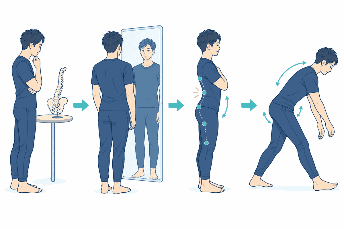 骨を知る、分けて動かす、伸ばす、全身へ戻す