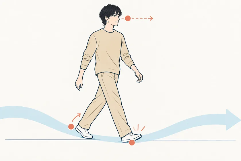 ダンスの上達のために、普段の立ち方と歩き方を鏡で見るの記事サムネイル
